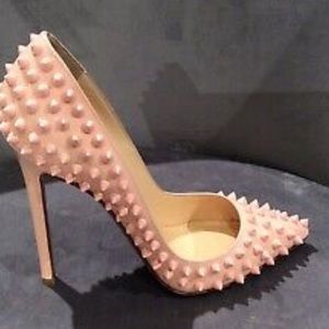 Pink Spike Christian Louboutin (Patent)